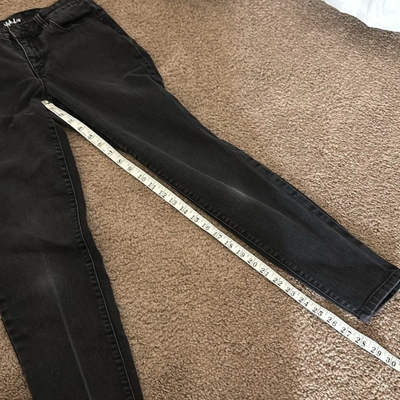 style and go curvy skinny leg black denim pants size 4 - Picture 6 of 12